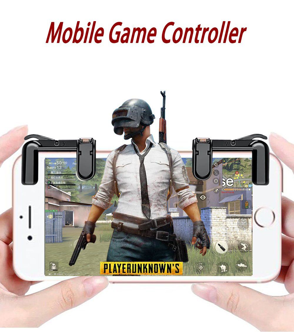 Ph!   one Gamepad Trigger Fire Button Sensitive Shoot And Aim Keys L1 R1 - phone gamepad trigger fire button sensitive shoot and aim keys l1 r1 shooter joystick for pubg rules of survival best pc controllers computer gaming